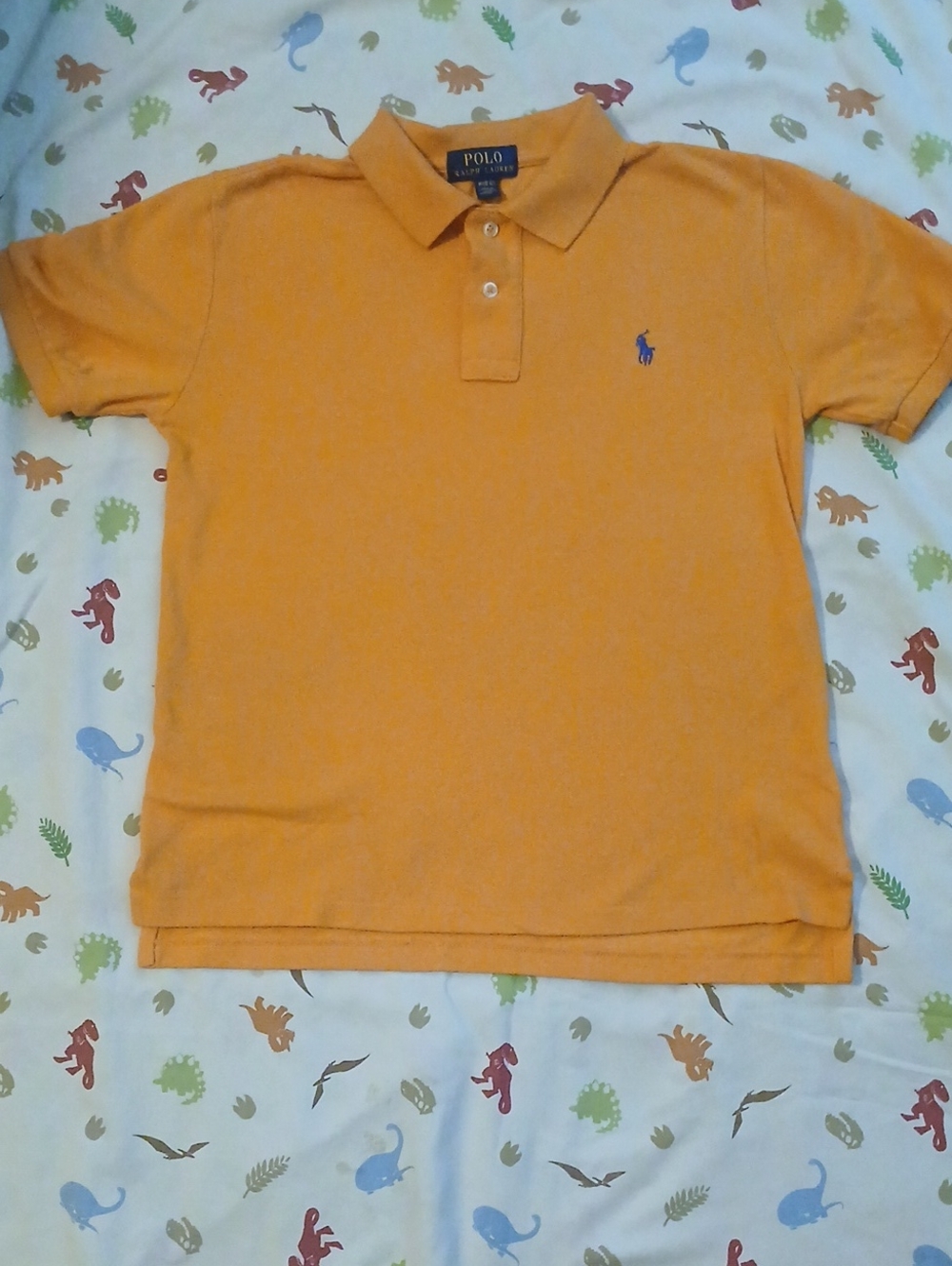 Polo by Ralph Lauren Boys' Orange Short Sleeve Polo Shirt - Youth
